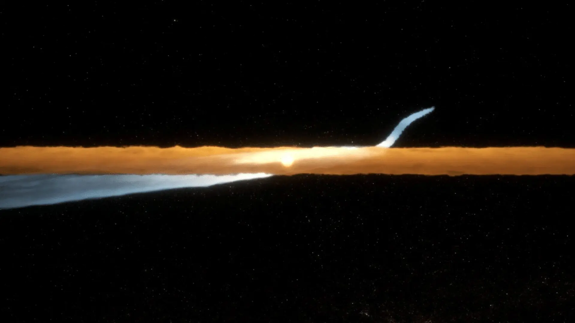 Something Massive Shattered 63 Light Years Away Leaving A Strange Trail In Space Scaled