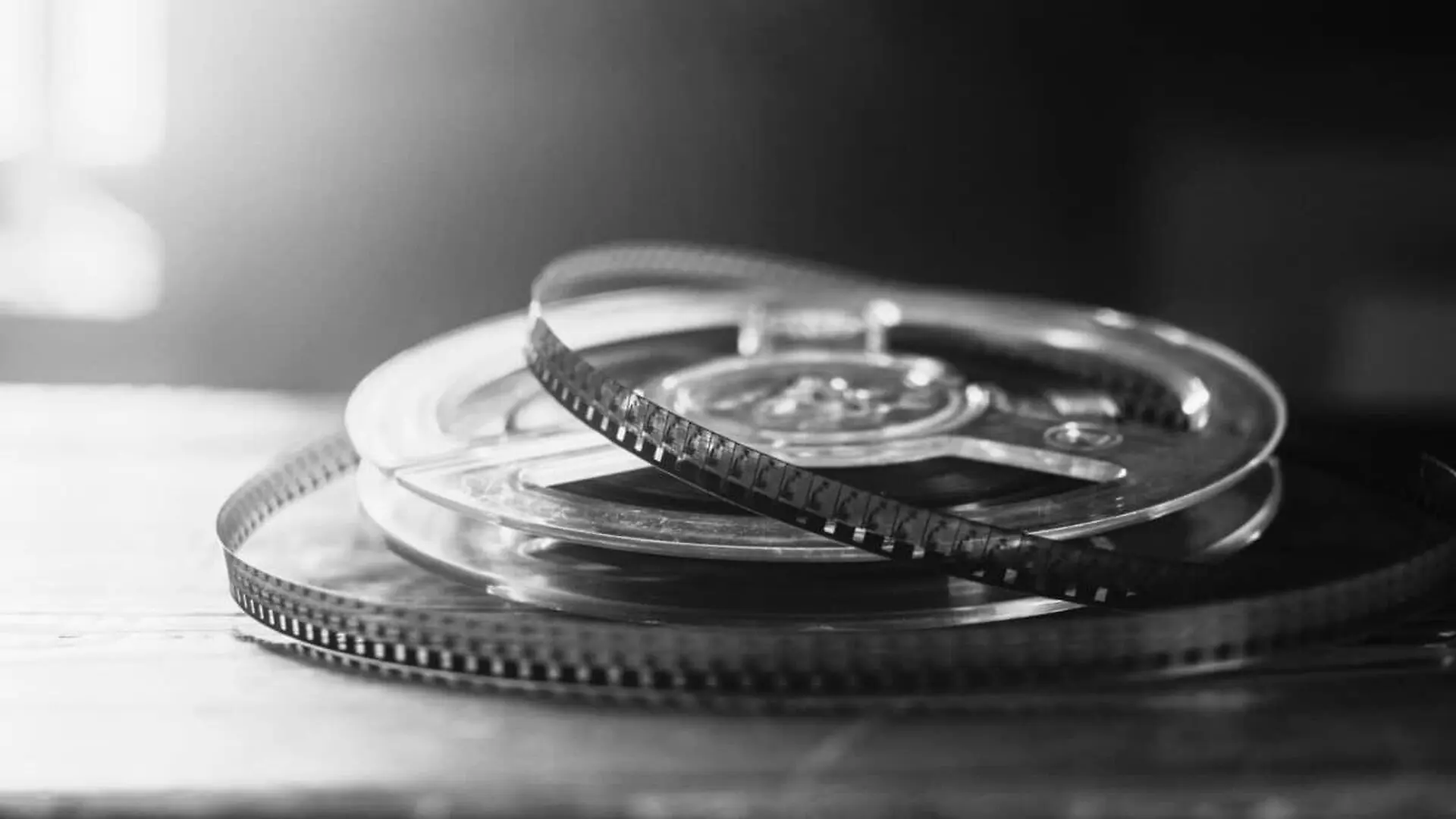 Old Reels With Black And White Film Scaled