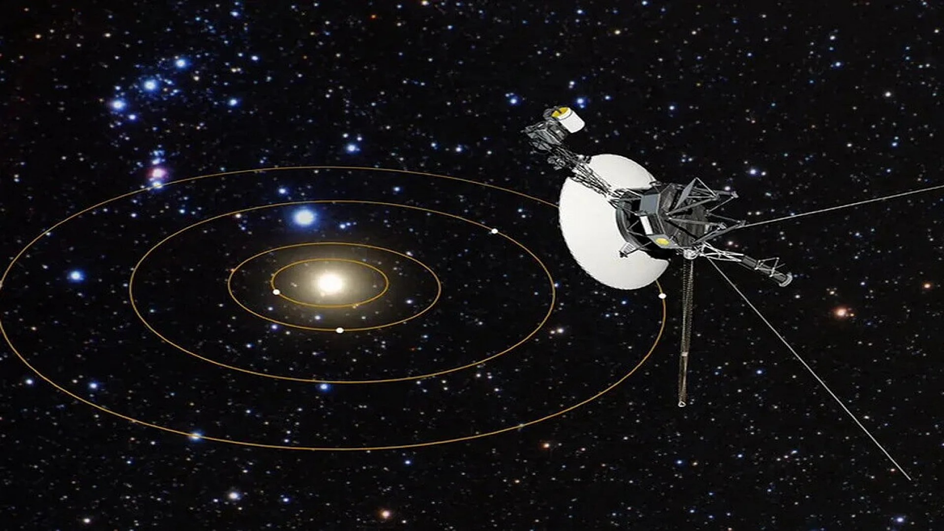 Illustration of Voyager 1