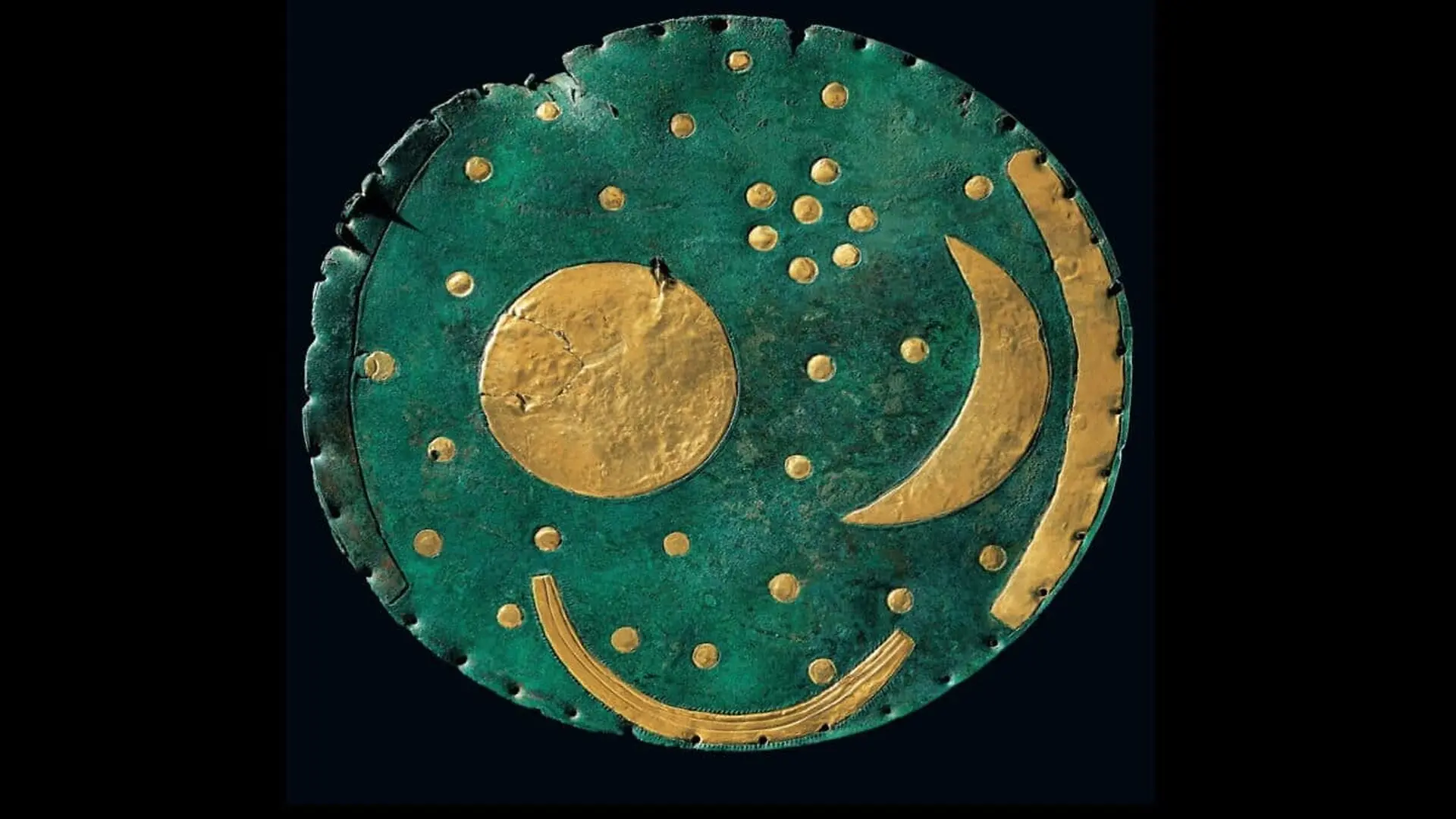The Nebra Sky Disc Scaled