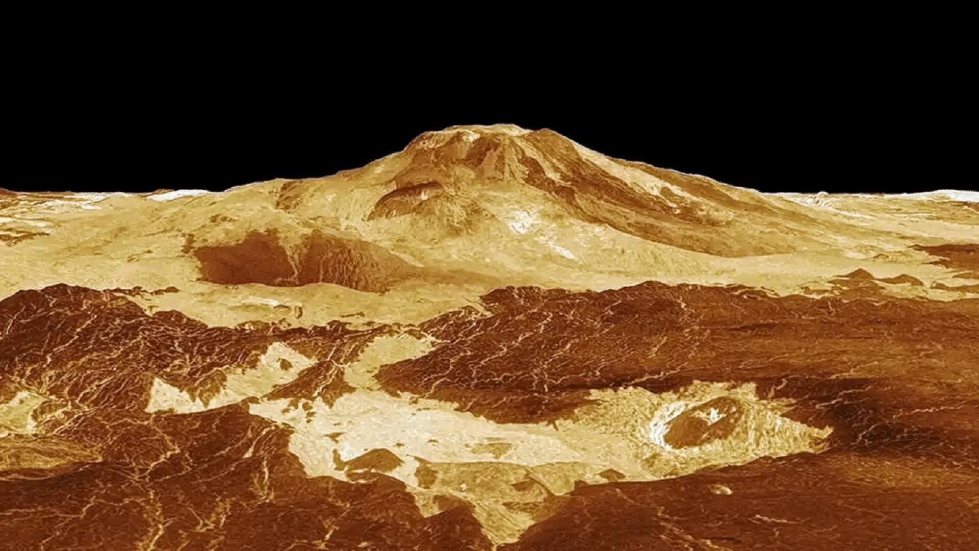 Scientists Discover Massive Underground Lava Tube On Venus Scaled