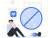 Free vector man infertility concept illustration.