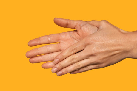 Person Washing Hands