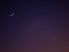 Watch Venus And A Slender Crescent Moon Dazzle The Western Sky Tonight!